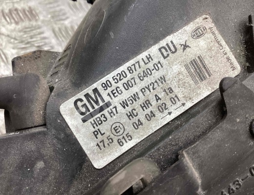 Фара левая Opel Astra G 1998-2004  Opel Astra Astra G 1998-2004