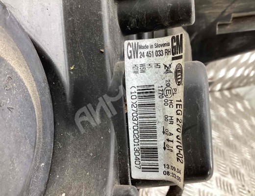 Фара правая Opel Astra H 2004-2007  Opel Astra Astra H 2004-2007
