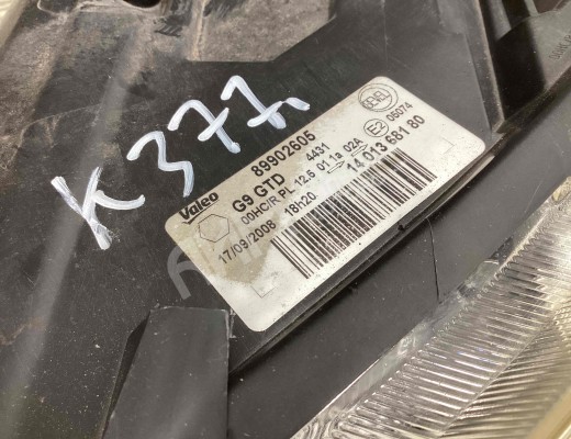 Фара левая Fiat Scudo II (270) 2007-2016  Fiat Scudo Scudo II (270) 2007-2016