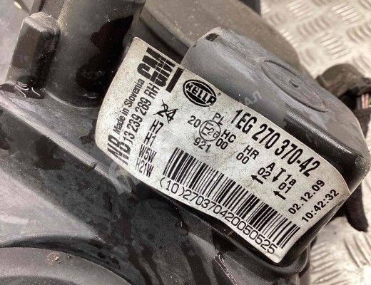 Фара правая Opel Astra H 2007-2010 рестайлинг  Opel Astra Astra H 2007-2010 рестайлинг