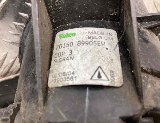 Фара противотуманная правая Nissan X-trail (T30) 2004-2007 рестайлинг  Nissan X-Trail X-trail (T30) 2004-2007 рестайлинг