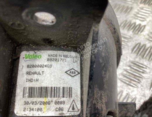 Фара противотуманная левая Renault Espace IV 2006-2012 рестайлинг  Renault Espace Espace IV 2006-2012 рестайлинг