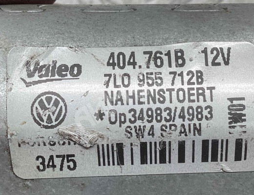 Моторчик заднего стеклоочистителя (дворника) Volkswagen Touareg I (7L) 2002-2006  Volkswagen Touareg Touareg I (7L) 2002-2006