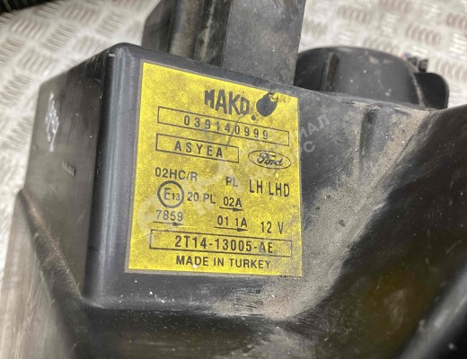 Фара левая Ford T. Connect I 2002-2009  Ford Transit Connect T. Connect I 2002-2009