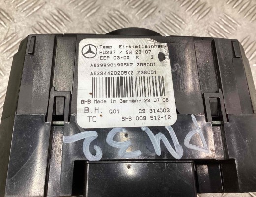 Блок управления печки/климат-контроля Mercedes Vito II (W639) 2003-2010  Mercedes Vito Vito II (W639) 2003-2010