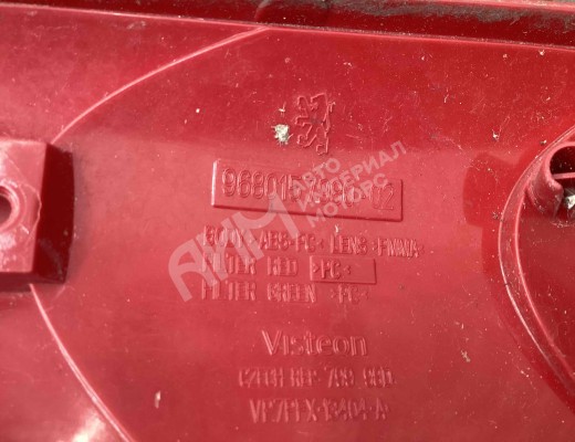 Фонарь задний правый Peugeot 207 (WA/WC/WK) 2006-2013  Peugeot 207 207 (WA/WC/WK) 2006-2013