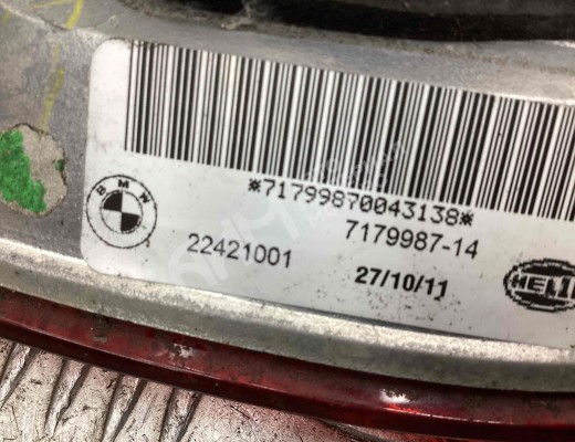 Фонарь крышки багажника левый BMW X6 (E71) 2007-2012  BMW X6 X6 (E71) 2007-2012