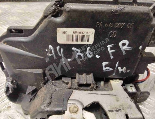 Замок двери передней правой Audi A4 B6 (8EC, 8E5) 2000-2004  Audi A4 A4 B6 (8EC, 8E5) 2000-2004