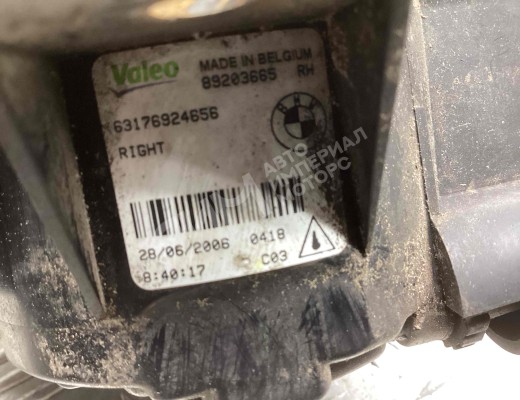 Фара противотуманная правая BMW 1-Series (E81/82/87/88) 2004-2007  BMW 1-Series 1-Series (E81/82/87/88) 2004-2007