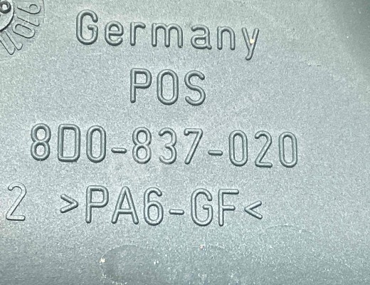 Ручка внутренняя передняя правая Audi A4 B5 (8D) 1999-2001 рестайлинг  Audi A4 A4 B5 (8D) 1999-2001 рестайлинг