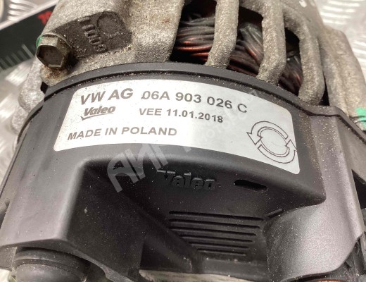 Генератор Volkswagen Touran I (1T) 2003-2006  Volkswagen Touran Touran I (1T) 2003-2006