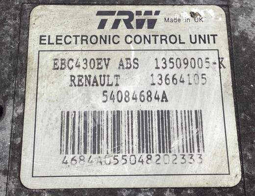 Блок ABS Opel Vivaro A 2001-2014  Opel Vivaro Vivaro A 2001-2014