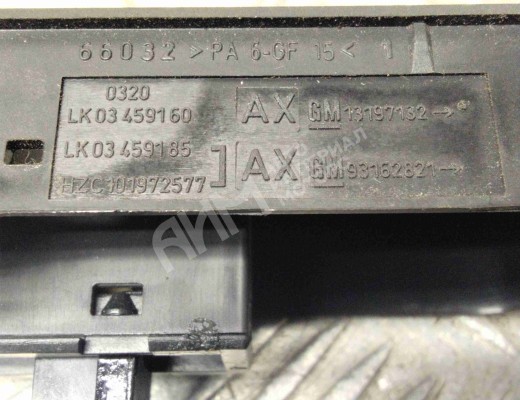 Кнопка стеклоподъемника переднего правого Opel Astra H 2004-2007  Opel Astra Astra H 2004-2007