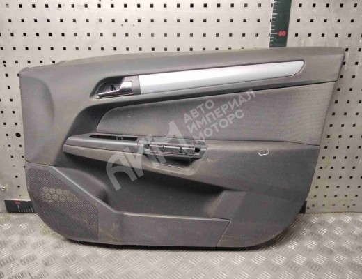 Обшивка двери передней правой (дверная карта) Opel Astra H 2004-2007  Opel Astra Astra H 2004-2007