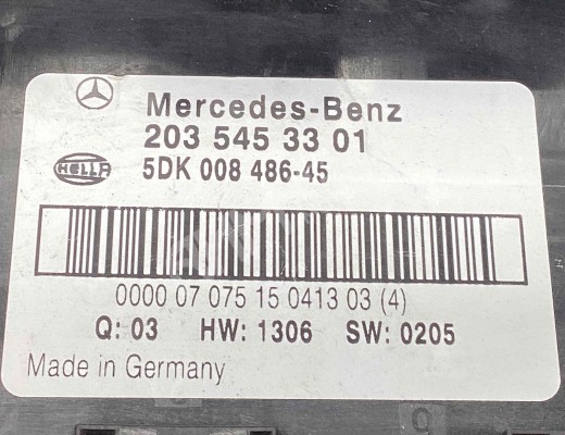 Блок предохранителей Mercedes C (W203) 2004-2007 рестайлинг  Mercedes C C (W203) 2004-2007 рестайлинг