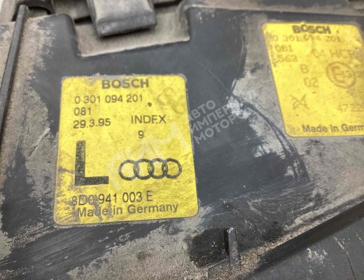 Фара левая Audi A4 B5 (8D) 1994-1999  Audi A4 A4 B5 (8D) 1994-1999