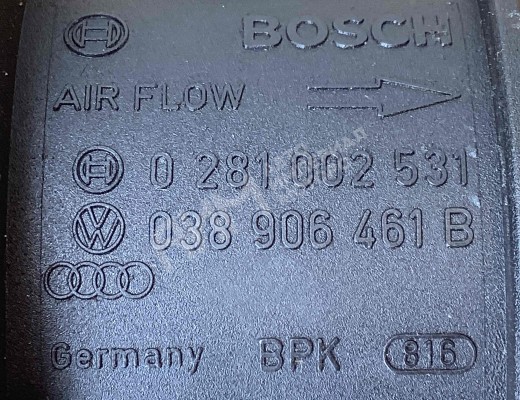Расходомер воздуха Volkswagen Golf IV (1J) 1997-2004  Volkswagen Golf Golf IV (1J) 1997-2004