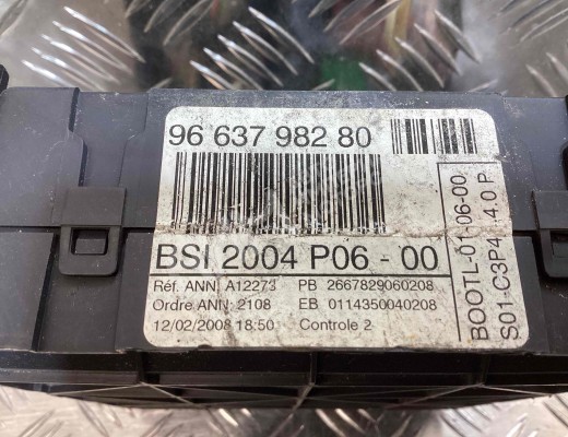 Блок BSI Peugeot 207 (WA/WC/WK) 2006-2013  Peugeot 207 207 (WA/WC/WK) 2006-2013