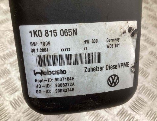 Автономный отопитель Volkswagen Touran I (1T) 2003-2006  Volkswagen Touran Touran I (1T) 2003-2006