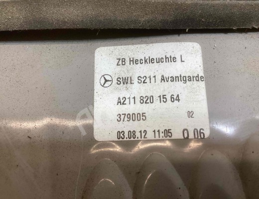Фонарь задний левый Mercedes E (W211) 2002-2006  Mercedes E E (W211) 2002-2006