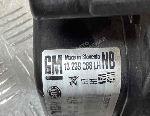 Фара левая Opel Astra H 2007-2010 рестайлинг  Opel Astra Astra H 2007-2010 рестайлинг