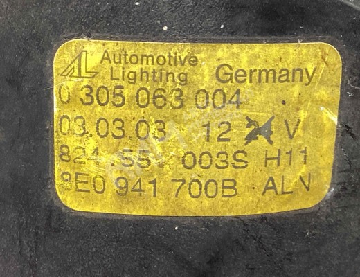 Фара противотуманная правая Audi A4 B6 (8EC, 8E5) 2000-2004  Audi A4 A4 B6 (8EC, 8E5) 2000-2004