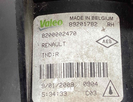 Фара противотуманная правая Renault Modus 2004-2012  Renault Modus Modus 2004-2012