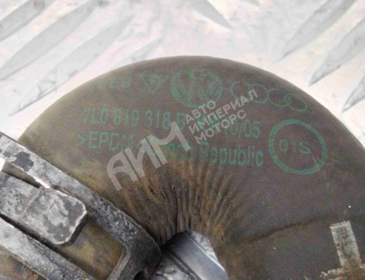 Патрубок автономного отопителя Volkswagen Touareg I (7L) 2002-2006  Volkswagen Touareg Touareg I (7L) 2002-2006