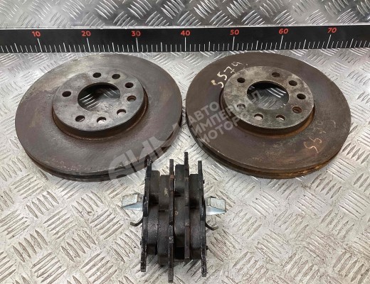 Диск тормозной передний Opel Zafira A 2003-2005 рестайлинг  Opel Zafira Zafira A 2003-2005 рестайлинг