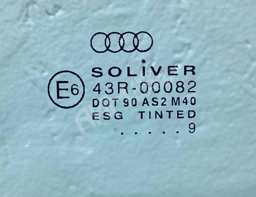 Стекло двери передней левой Audi A6 C5 (4B) 1997-2001  Audi A6 A6 C5 (4B) 1997-2001