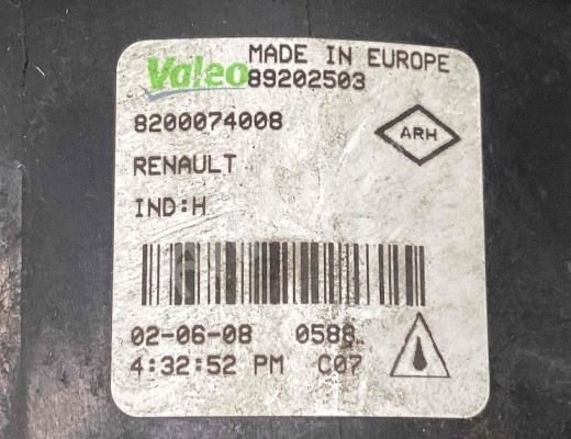Фара противотуманная левая Dacia Logan I (LS/KS) 2004-2012  Dacia Logan Logan I (LS/KS) 2004-2012