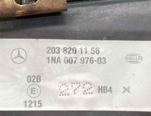 Фара противотуманная левая Mercedes C (W203) 2000-2004  Mercedes C C (W203) 2000-2004