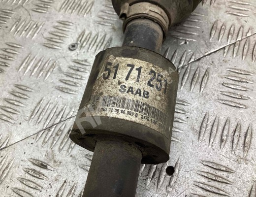Полуось передняя левая (приводной вал, ШРУС) Saab 900 II 1993-1998  Saab 900 900 II 1993-1998