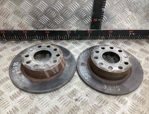 Диск тормозной задний Volkswagen Caddy III (2K) 2010-2015 рестайлинг  Volkswagen Caddy Caddy III (2K) 2010-2015 рестайлинг