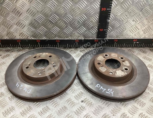 Диск тормозной передний Honda CR-V II (RD8, RD9) 2004-2006 рестайлинг  Honda CR-V CR-V II (RD8, RD9) 2004-2006 рестайлинг