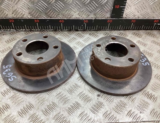 Диск тормозной задний Audi A6 C5 (4B) 2001-2004 рестайлинг  Audi A6 A6 C5 (4B) 2001-2004 рестайлинг