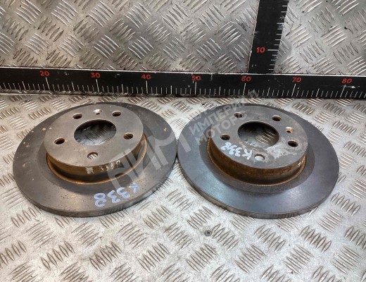 Диск тормозной задний Opel Astra H 2007-2010 рестайлинг  Opel Astra Astra H 2007-2010 рестайлинг