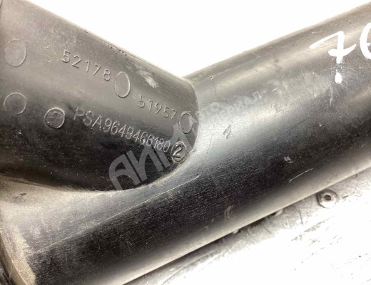 Патрубок интеркулера Peugeot 307 (3A/3H) 2005-2008 рестайлинг  Peugeot 307 307 (3A/3H) 2005-2008 рестайлинг