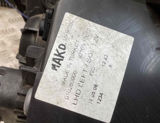 Фара левая Hyundai Matrix I (FC) 2008-2010 2-й рестайлинг  Hyundai Matrix Matrix I (FC) 2008-2010 2-й рестайлинг