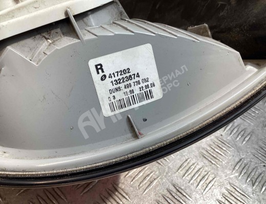 Фонарь задний правый Opel Astra H 2007-2010 рестайлинг  Opel Astra Astra H 2007-2010 рестайлинг