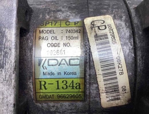 Компрессор кондиционера Chevrolet Captiva I (C100) 2006-2011  Chevrolet Captiva Captiva I (C100) 2006-2011