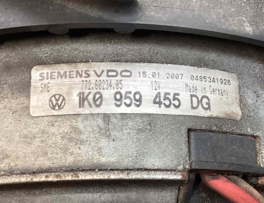 Вентилятор кондиционера Volkswagen Touran I (1T) 2006-2010 рестайлинг  Volkswagen Touran Touran I (1T) 2006-2010 рестайлинг