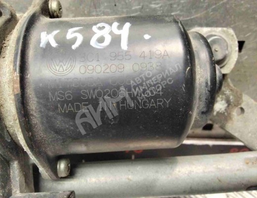 Механизм стеклоочистителя (трапеция дворников) Volkswagen Passat B6 (3C) 2005-2010  Volkswagen Passat Passat B6 (3C) 2005-2010