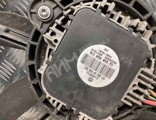 Вентилятор радиатора Skoda Octavia A5 (1Z) 2008-2013 рестайлинг  Skoda Octavia Octavia A5 (1Z) 2008-2013 рестайлинг