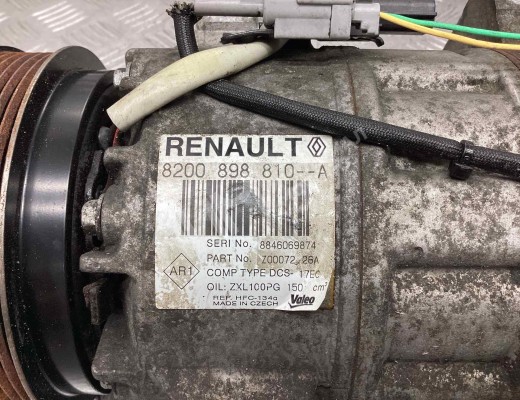 Компрессор кондиционера Renault Laguna III (X91) 2007-2015  Renault Laguna Laguna III (X91) 2007-2015