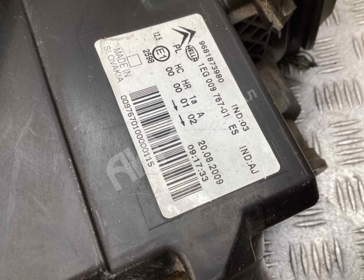 Фара левая Citroen C3 Picasso 2009-2012  Citroen C3 Picasso C3 Picasso 2009-2012