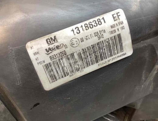 Фара левая Opel Corsa D 2006-2010  Opel Corsa Corsa D 2006-2010