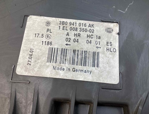Фара правая Volkswagen Passat B5+ (3B) 2000-2005 рестайлинг  Volkswagen Passat Passat B5+ (3B) 2000-2005 рестайлинг