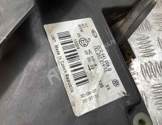 Фара левая Volkswagen Passat B6 (3C) 2005-2010  Volkswagen Passat Passat B6 (3C) 2005-2010
