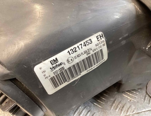 Фара левая Opel Corsa D 2006-2010  Opel Corsa Corsa D 2006-2010